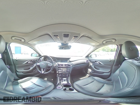 2017 Infiniti QX30 Premium with VIN SJKCH5CR2HA024168, listed as a Copart auction lot 59262525 with 61,846 mi miles and Salvage title. Bid and sale history available at DreamBid. Image 15.