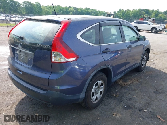 2014 Honda CR-V LX with VIN 3CZRM3H34EG702492, listed as a IAAI auction lot 42096296 with 63,748 mi miles and . Bid and sale history available at carsss.com. Image 4.