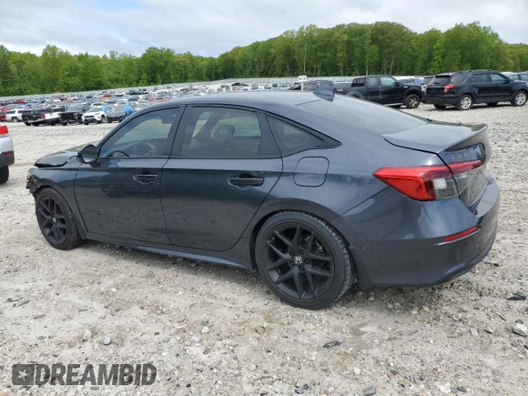 2023 Honda Civic Sport with VIN 2HGFE2F53PH521053, listed as a Copart auction lot 57096835 with 55,800 mi miles and Salvage title. Bid and sale history available at DreamBid. Image 2.