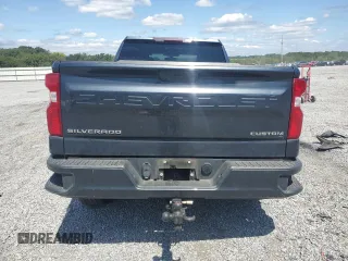 2020 Chevrolet Silverado 1500 Custom with VIN 1GCRWBEK9LZ339027, listed as a Copart auction lot 70393854 with 97,802 mi miles and Salvage Title. Bid and sale history available at carsss.com. Image 6.