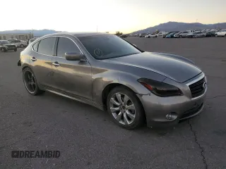 2011 Infiniti M37 with VIN JN1BY1AP3BM321581, listed as a Copart auction lot 79275854 with 215,496 mi miles and Salvage Title. Bid and sale history available at carsss.com. Image 4.
