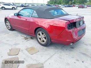 2014 Ford Mustang V6 with VIN 1ZVBP8EM8E5278957, listed as a IAAI auction lot 41996963 with 128,489 mi miles. Bid and sale history available at carsss.com. Image 3.