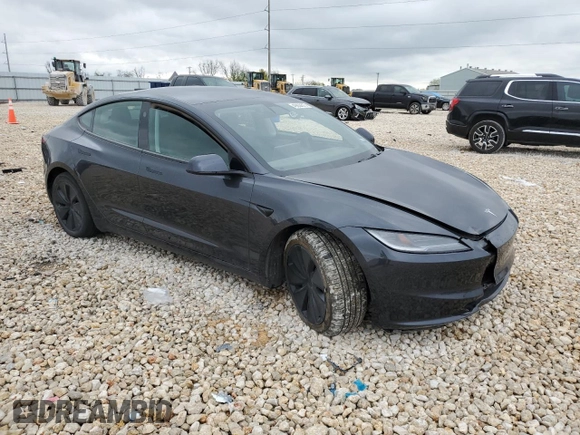 2024 Tesla Model 3 with VIN 5YJ3E1EA0RF739034, listed as a Copart auction lot 49830575 with 17,888 mi miles and Salvage Title. Bid and sale history available at DreamBid. Image 4.