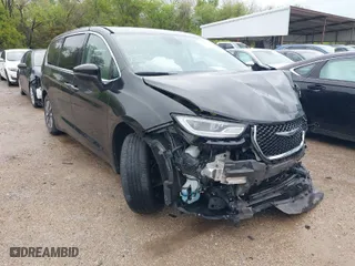 2023 Chrysler Pacifica Hybrid Touring L with VIN 2C4RC1L71PR554435, listed as a IAAI auction lot 41901500 with 53,373 mi miles. Bid and sale history available at carsss.com. Image 1.
