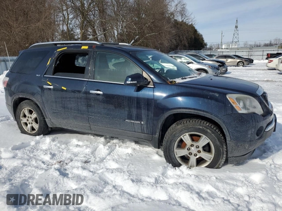 2008 GMC Acadia SLT1 with VIN 1GKEV23708J167271, listed as a Copart auction lot 45317055 with Not Provided miles and Non Repairable. Bid and sale history available at DreamBid. Image 4.