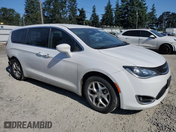 2018 Chrysler Pacifica Touring Plus with VIN 2C4RC1FGXJR126303, listed as a Copart auction lot 66100745 with 97,556 mi miles and Salvage title. Bid and sale history available at DreamBid. Image 4.