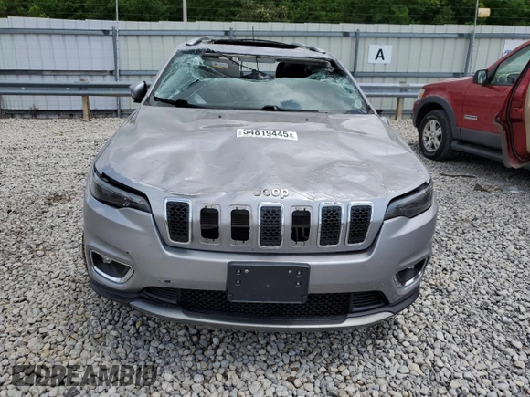 2019 Jeep Cherokee Limited z VIN 1C4PJMDX6KD139989, wystawiony jako Copart lot #54819445 z przebiegiem 119 077 mil mil oraz Szkoda całkowita • Salvage title. Historia ofert i sprzedaży dostępna na DreamBid. Obrazek 5.