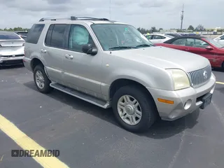 2005 Mercury Mountaineer Convenience with VIN 4M2DU86K75UJ07554, listed as a IAAI auction lot 42645755 with 131,910 mi miles and . Bid and sale history available at DreamBid. Image 1.
