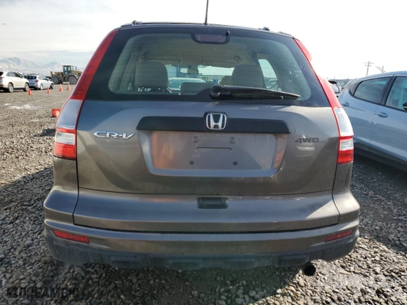 2010 Honda CR-V LX with VIN 5J6RE4H30AL002842, listed as a Copart auction lot 46500265 with 220,306 mi miles and Salvage Title. Bid and sale history available at carsss.com. Image 6.