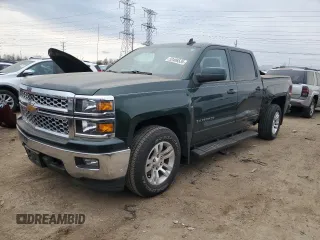 2015 Chevrolet Silverado 1500 LT with VIN 3GCUKREC5FG181510, listed as a Copart auction lot 52406535 with 95,422 mi miles and Salvage Title. Bid and sale history available at carsss.com. Image 1.