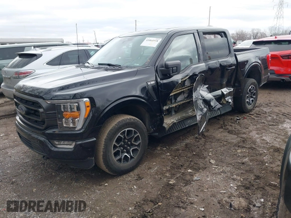 2023 Ford F-150 XL with VIN 1FTFW1E59PFA89187, listed as a IAAI auction lot 41064918 with 62,858 mi miles. Bid and sale history available at carsss.com. Image 17.