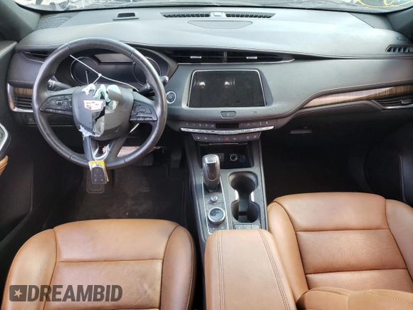 2019 Cadillac XT4 FWD Premium Luxury with VIN 1GYFZCR40KF222104, listed as a Copart auction lot 43570333 with 38,281 mi miles. Bid and sale history available at carsss.com. Image 8.