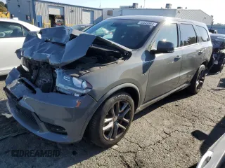 2020 Dodge Durango SRT with VIN 1C4SDJGJ8LC349170, listed as a Copart auction lot 72449564 with 73,045 mi miles and Salvage Title. Bid and sale history available at carsss.com. Image 1.