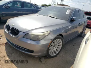 2008 BMW 5 Series 535xi with VIN WBANV93568CZ68906, listed as a Copart auction lot 74183294 with 0 mi miles and Salvage Title. Bid and sale history available at carsss.com. Image 1.