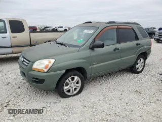 2005 Kia Sportage LX with VIN KNDJE723557062868, listed as a Copart auction lot 41758315 with 184,368 mi miles and Clean Title. Bid and sale history available at carsss.com. Image 1.