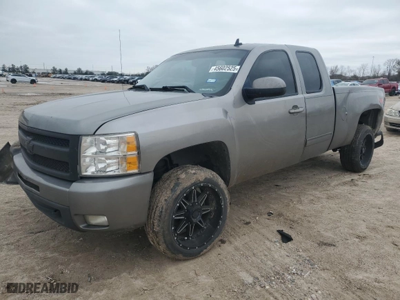 2009 Chevrolet Silverado 1500 LTZ with VIN 1GCEK39J09Z266429, listed as a Copart auction lot 45602525 with 163,931 mi miles and Salvage Title. Bid and sale history available at carsss.com. Image 1.