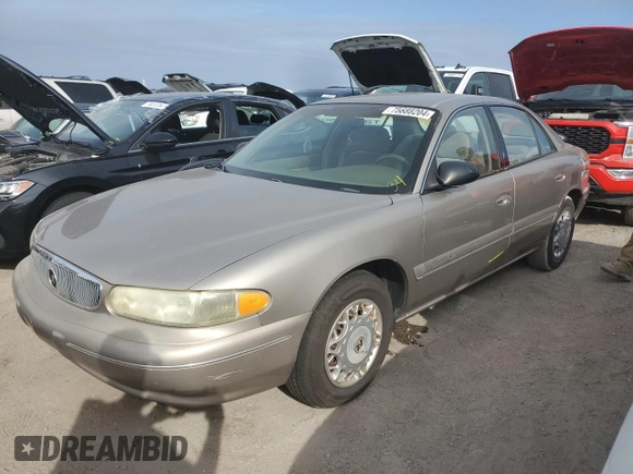 1999 Buick Century Custom with VIN 2G4WS52M0X1553565, listed as a Copart auction lot 75688204 with 0 mi miles and Non Repairable. Bid and sale history available at carsss.com. Image 1.