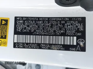 2016 Lexus CT 200h z VIN JTHKD5BH6G2261787, wystawiony jako IAAI lot #42667277 z przebiegiem 152 082 mil mil oraz . Historia ofert i sprzedaży dostępna na DreamBid. Obrazek 9.