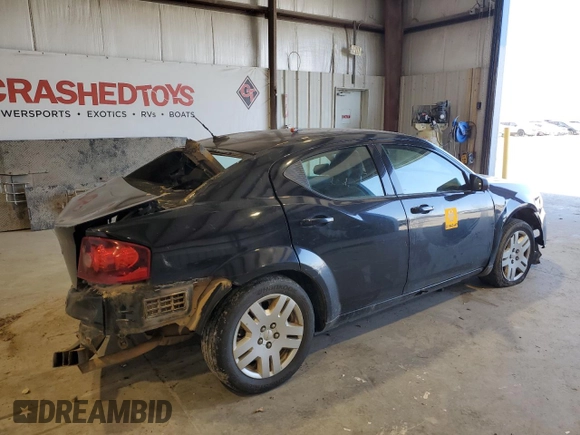 2014 Dodge Avenger SE with VIN 1C3CDZAB6EN202426, listed as a Copart auction lot 41894415 with 275,741 mi miles and Salvage title. Bid and sale history available at DreamBid. Image 3.
