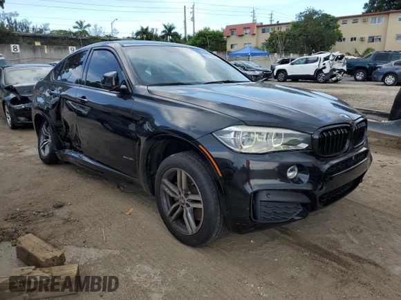 2015 BMW X6 xDrive35i with VIN 5UXKU2C50F0F94731, listed as a Copart auction lot 61715033 with 101,886 mi miles. Bid and sale history available at carsss.com. Image 4.