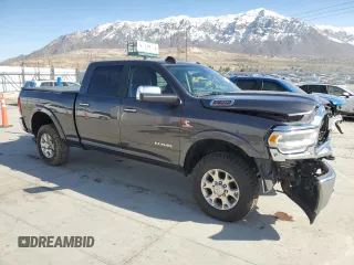 2020 Ram 2500 Laramie with VIN 3C6UR5FL6LG122309, listed as a Copart auction lot 48019295 with 57,352 mi miles and Salvage Title. Bid and sale history available at carsss.com. Image 4.