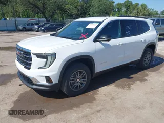 2025 GMC Acadia FWD Elevation z VIN 1GKENKRS5SJ155605, wystawiony jako IAAI lot #42322717 z przebiegiem 3508 mil mil oraz . Historia ofert i sprzedaży dostępna na DreamBid. Obrazek 2.