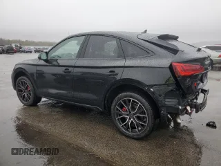 2025 Audi SQ5 Sportback Premium Plus with VIN WA124AFY8S2010468, listed as a Copart auction lot 84091434 with Not Provided miles and Salvage Title. Bid and sale history available at DreamBid. Image 2.