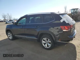2018 Volkswagen Atlas 3.6L V6 SEL with VIN 1V2MR2CA3JC501261, listed as a Copart auction lot 53880095 with 160,956 mi miles and Salvage Title. Bid and sale history available at carsss.com. Image 2.