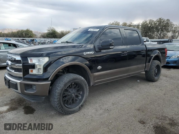 2016 Ford F-150 XL with VIN 1FTEW1CF4GFB98468, listed as a Copart auction lot 42740445 with 115,375 mi miles and Salvage Title. Bid and sale history available at carsss.com. Image 1.