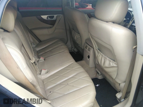2012 Infiniti FX with VIN JN8AS1MU1CM121512, listed as a IAAI auction lot 42201447 with 285,357 mi miles. Bid and sale history available at carsss.com. Image 8.