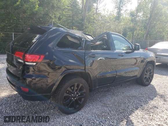 2022 Jeep Grand Cherokee WK Laredo E with VIN 1C4RJFAG8NC149345, listed as a Copart auction lot 66997474 with 0 mi miles and Salvage Title. Bid and sale history available at carsss.com. Image 3.
