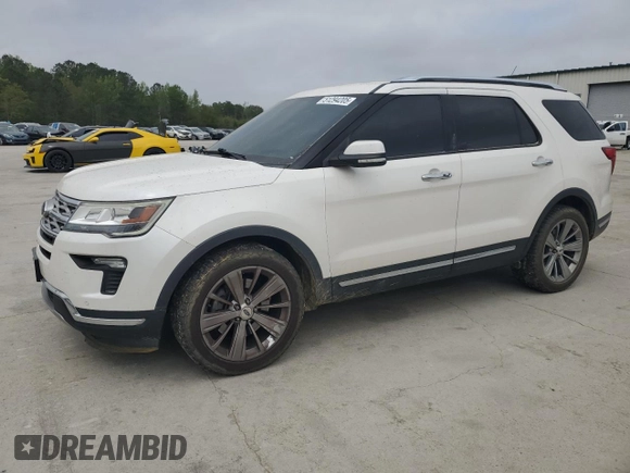 2018 Ford Explorer Limited with VIN 1FM5K7F86JGA16228, listed as a Copart auction lot 51294205 with 171,001 mi miles and Salvage Title. Bid and sale history available at carsss.com. Image 1.