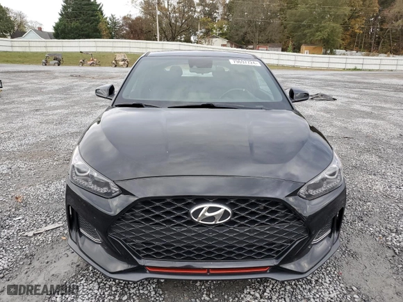 2019 Hyundai Veloster Turbo R-Spec with VIN KMHTH6AB9KU015919, listed as a Copart auction lot 79697724 with 116,420 mi miles and Salvage Title. Bid and sale history available at carsss.com. Image 5.