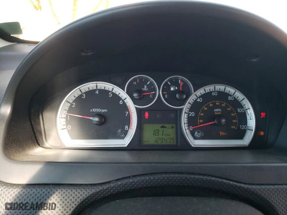 2009 Chevrolet Aveo LT w/2LT with VIN KL1TG66E29B347370, listed as a Copart auction lot 72695624 with 129,479 mi miles and Salvage Title. Bid and sale history available at carsss.com. Image 9.