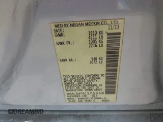 2014 Nissan Altima SV with VIN 1N4AL3AP7EC175558, listed as a IAAI auction lot 41903416 with 214,217 mi miles and . Bid and sale history available at carsss.com. Image 9.