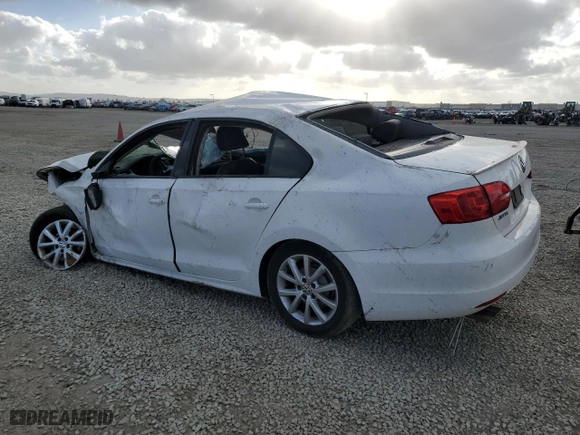 2011 Volkswagen Jetta Sedan SE PZEV with VIN 3VWDZ7AJ8BM389345, listed as a Copart auction lot 44810155 with 0 mi miles and Salvage Title. Bid and sale history available at carsss.com. Image 2.