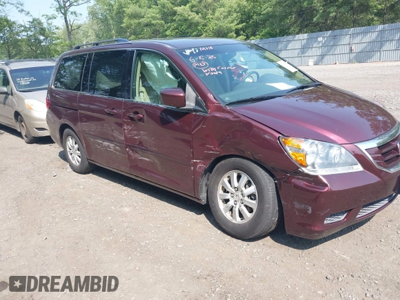 2010 Honda Odyssey EX with VIN 5FNRL3H43AB036890, listed as a IAAI auction lot 42492581 with 103,216 mi miles and . Bid and sale history available at DreamBid. Image 1.