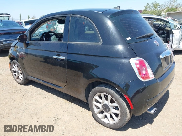 2017 FIAT 500 Pop z VIN 3C3CFFKR9HT584332, wystawiony jako IAAI lot #42313257 z przebiegiem 131 182 mil mil oraz . Historia ofert i sprzedaży dostępna na DreamBid. Obrazek 3.
