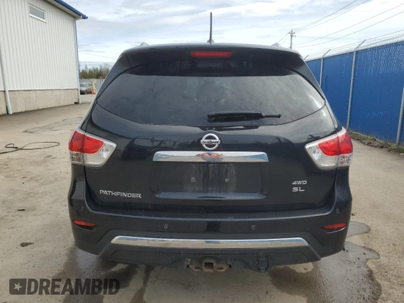 2016 Nissan Pathfinder SL with VIN 5N1AR2MM8GC600188, listed as a Copart auction lot 56091265 with 133,141 mi miles and Salvage title. Bid and sale history available at DreamBid. Image 6.