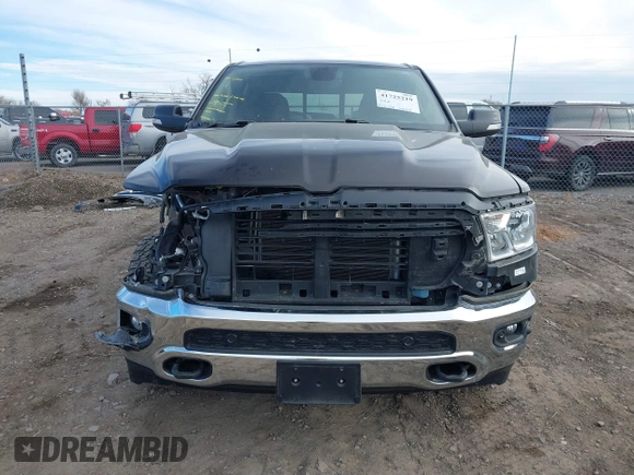 2019 Ram 1500 Big Horn/Lone Star with VIN 1C6SRFFT7KN781986, listed as a IAAI auction lot 41725219 with 62,351 mi miles. Bid and sale history available at carsss.com. Image 6.