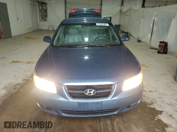 2006 Hyundai Sonata GLS with VIN 5NPEU46F66H022786, listed as a Copart auction lot 51565365 with 180,104 mi miles and Salvage Title. Bid and sale history available at DreamBid. Image 5.