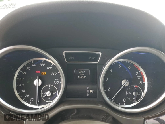 2014 Mercedes-Benz M 350 with VIN 4JGDA5HB6EA318557, listed as a Copart auction lot 53278775 with 160,383 mi miles and Salvage Title. Bid and sale history available at DreamBid. Image 9.