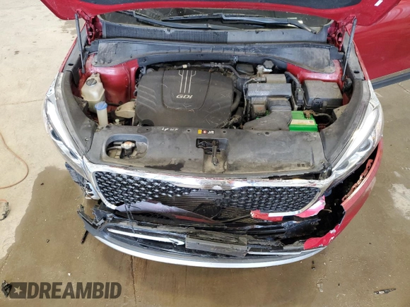 2016 Kia Sorento EX with VIN 5XYPHDA53GG152402, listed as a Copart auction lot 54890325 with 92,894 mi miles and Clean title. Bid and sale history available at DreamBid. Image 12.