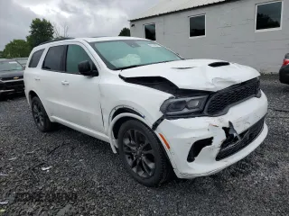 2025 Dodge Durango GT Plus with VIN 1C4RDJDG4SC507736, listed as a Copart auction lot 57764255 with 2,737 mi miles and Salvage title. Bid and sale history available at DreamBid. Image 4.