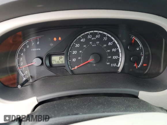 2012 Toyota Sienna LE with VIN 5TDJK3DC7CS047290, listed as a Copart auction lot 50822655 with 173,675 mi miles and Salvage Title. Bid and sale history available at carsss.com. Image 9.