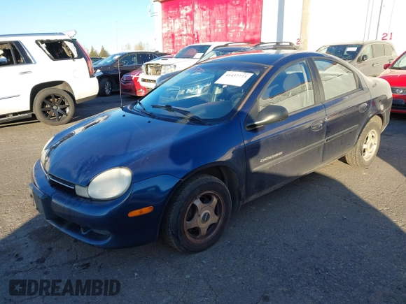 2001 Dodge Neon Highline z VIN 1B3ES46C81D206638, wystawiony jako IAAI lot #41437773 z przebiegiem 183 174 mil mil oraz . Historia ofert i sprzedaży dostępna na DreamBid. Obrazek 2.