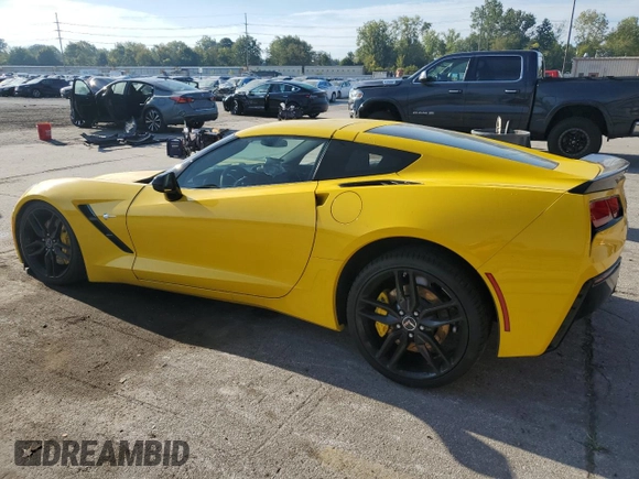 2015 Chevrolet Corvette Z51 1LT with VIN 1G1YH2D73F5000044, listed as a Copart auction lot 70773344 with 52,152 mi miles and Salvage Title. Bid and sale history available at carsss.com. Image 2.