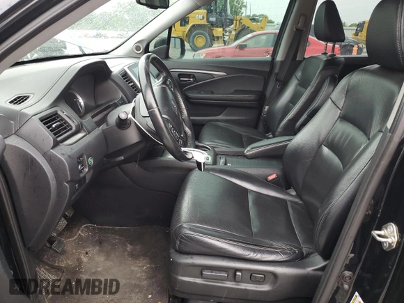 2017 Honda Ridgeline RTL-T with VIN 5FPYK2F63HB006688, listed as a Copart auction lot 62954235 with Not provided miles and Clean title. Bid and sale history available at DreamBid. Image 7.