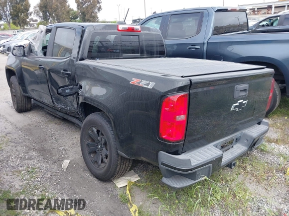 2019 Chevrolet Colorado 4WD Z71 with VIN 1GCGTDEN5K1289956, listed as a IAAI auction lot 41729406 with 60,887 mi miles. Bid and sale history available at carsss.com. Image 3.