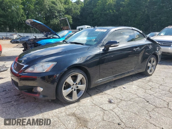 2010 Lexus IS 250 C with VIN JTHFF2C21A2514011, listed as a Copart auction lot 62600795 with 159,785 mi miles and Clean title. Bid and sale history available at DreamBid. Image 1.